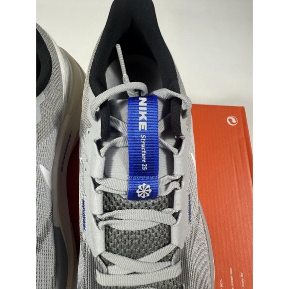 New Nike Air Zoom Structure 25 Shoes Mens Size 10.5 Grey Running DJ7883-011 - Picture 3 of 11